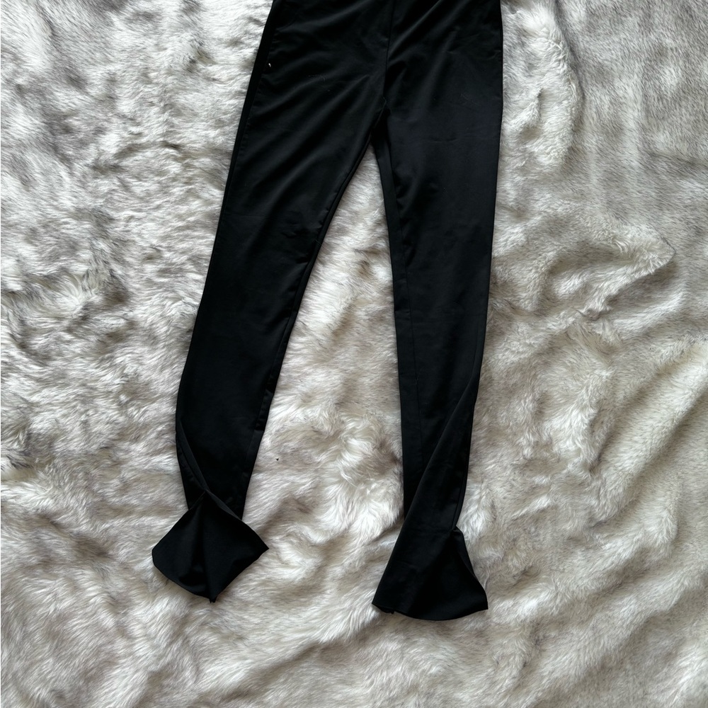 Chic Black Flared Pants